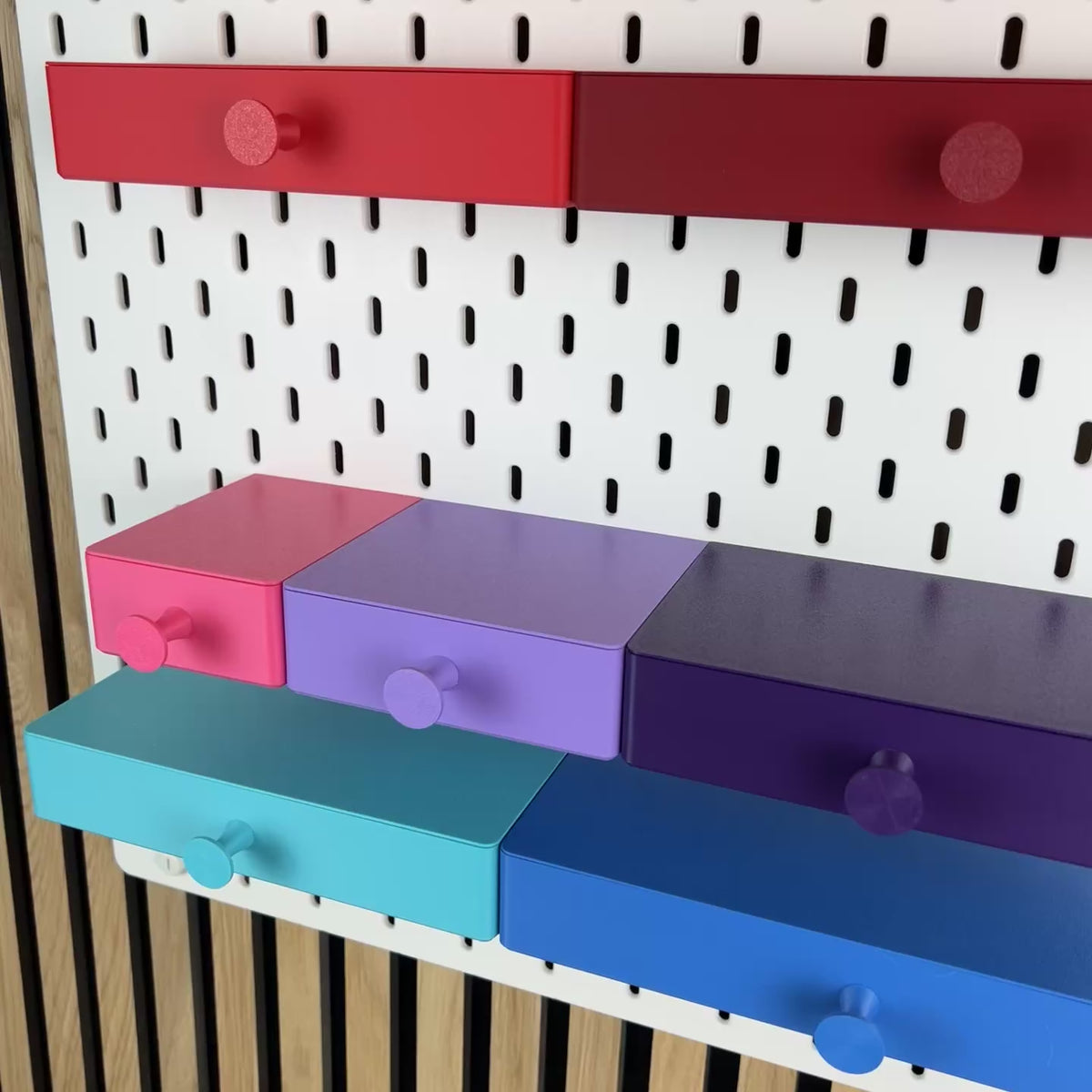 Schublade mit Knopf – passend für IKEA SKÅDIS